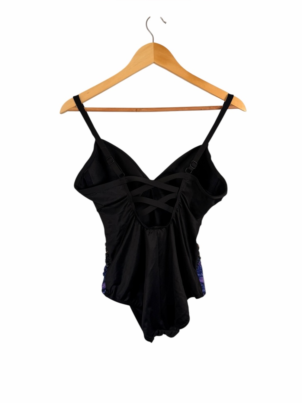 Miraclesuit Temptation Underwire Black One Piece Swimsuit Women’s Size US 8 - Picture 5 of 11